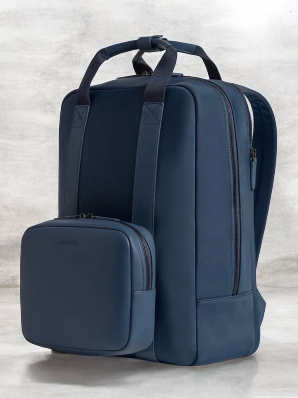MONOS Metro Backpack In Blue with quick Snap Modular Kit System. - Picture 3 of 5